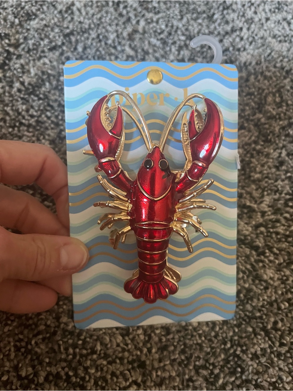 Piper K lobster hair clip